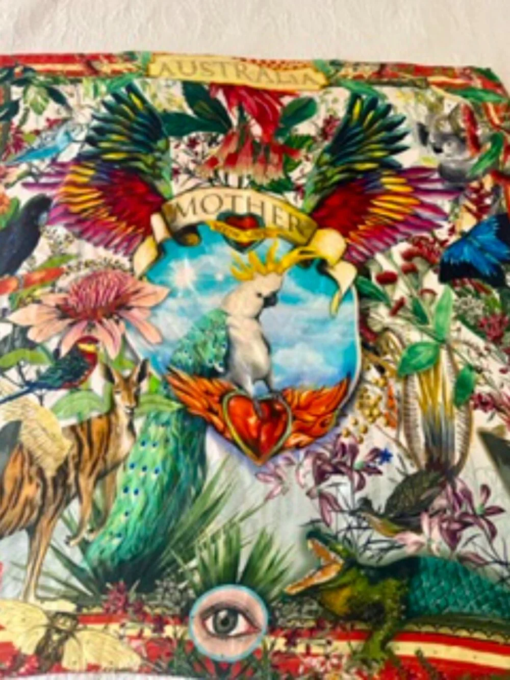 camilla mother with love australia silk scarf